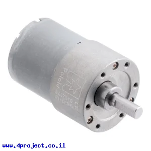 מנוע 37Dx52L מהירות 540rpm @ 12V