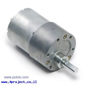 מנוע 37Dx54L מהירות 200rpm @ 12V
