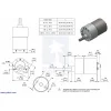 מנוע 37Dx54L מהירות 150rpm @ 12V