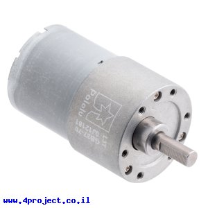 מנוע 37Dx54L מהירות 150rpm @ 12V