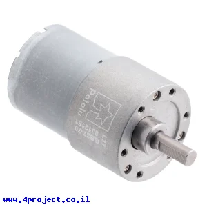 מנוע 37Dx54L מהירות 150rpm @ 12V