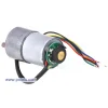 מנוע 37Dx52L מהירות 500rpm @ 12V עם מקודד - גרסה קודמת