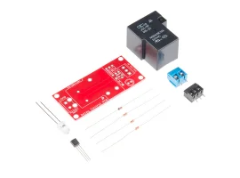 תמונה של מוצר ממסר SPST אטום, 20A@240VAC - סליל 5V - ערכה
