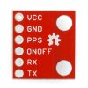 כרטיסון עם מחבר למודול GPS GP-2106