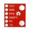 כרטיסון עם מחבר למודול GPS GP-2106