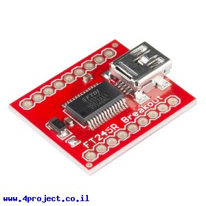 מתאם USB ל-FIFO בעזרת רכיב FT245RL