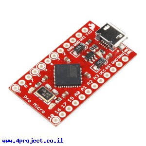 כרטיס פיתוח Arduino Pro Micro 5V/16MHz - גרסה קודמת