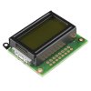 LCD טקסט 8x2, שחור על ירוק, 5V