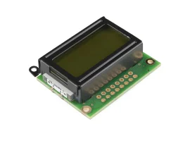 תמונה של מוצר LCD טקסט 8x2, שחור על ירוק, 5V