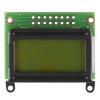 LCD טקסט 8x2, שחור על ירוק, 5V