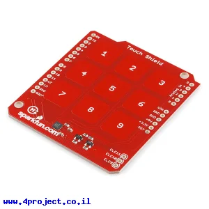 מגן Arduino לוח מקשים קיבוליים - גרסה קודמת