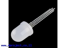 תמונה של מוצר לד 10 מ"מ RGB מט - קתודה משותפת