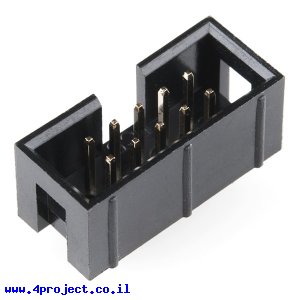 מחבר זכר 2x5 לכבל שטוח