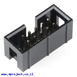 מחבר זכר 2x5 לכבל שטוח