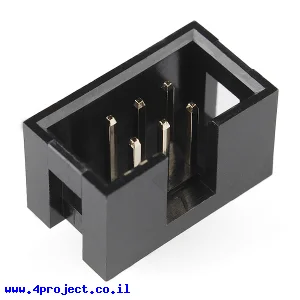 מחבר זכר 2x3 לכבל שטוח