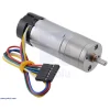 מנוע LP 25Dx52L מהירות 120rpm @ 6V עם מקודד