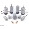 מנוע LP 25Dx52L מהירות 120rpm @ 6V עם מקודד