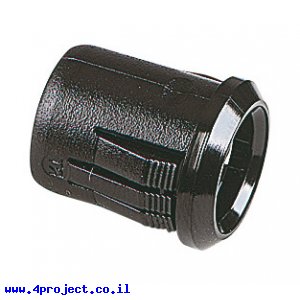 בית מנורה ללד 10 מ"מ - פלסטיק, צורה מלאה