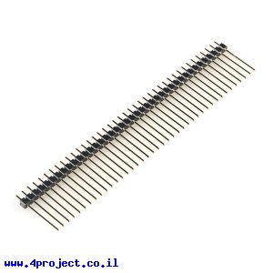 מחבר שורה זכר - 1x40 ארוך בצד אחד
