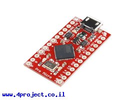 תמונה של מוצר כרטיס פיתוח Arduino Pro Micro 5V/16MHz - גרסה ישנה