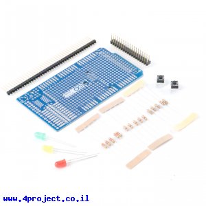 מגן Arduino אב-טיפוס 1.0 ל-Mega - ערכה להרכבה