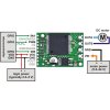 בקר מנוע DC עד 24V/12A עם חיישן זרם - רכיב VNH5019