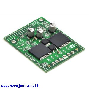 מגן Arduino - בקר לשני מנועי DC עד 24V/12A - גרסה קודמת