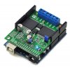 מגן Arduino - בקר לשני מנועי DC עד 24V/12A - גרסה קודמת