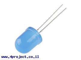 תמונה של מוצר לד 10 מ"מ בסיסי - תכלת
