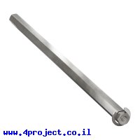 מוט REX 8mm פלדה עם טבעת - אורך 168 מ"מ