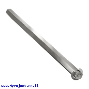 מוט REX 8mm פלדה עם טבעת - אורך 168 מ"מ