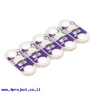 לד ל-LilyPad - כחול - ערכה של 5 יחידות