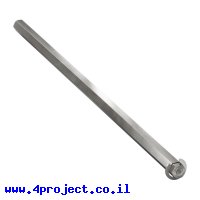 מוט REX 8mm פלדה עם טבעת - אורך 216 מ"מ