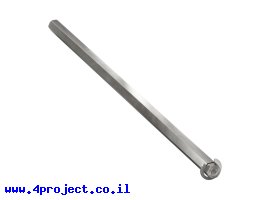 תמונה של מוצר מוט REX 8mm פלדה עם טבעת - אורך 216 מ"מ