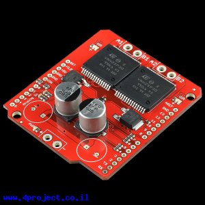 מגן Arduino - דוחף מנוע MonsterMoto