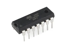 תמונה של מוצר בקר AVR ATtiny84 14Pin 20MHz 8KByte 8A/D