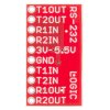 שבב תקשורת RS232 - MAX3232 על כרטיסון
