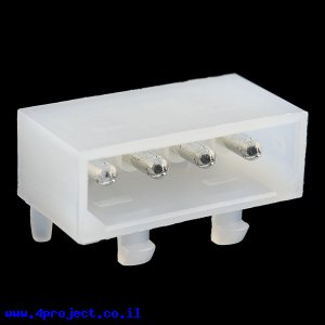 מחבר חשמל Molex 4pin בזווית של 90 מעלות
