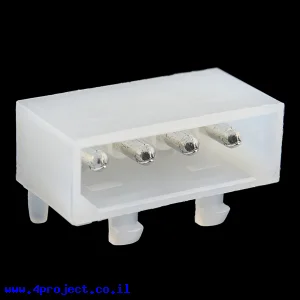 מחבר חשמל Molex 4pin בזווית של 90 מעלות
