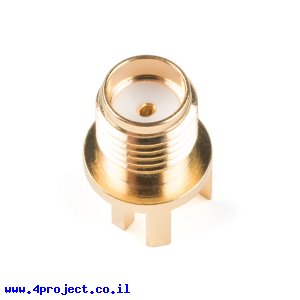 מחבר SMA לקצה של מעגל מודפס