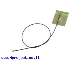 תמונה של מוצר אנטנה 2.4GHz שטוחה עם חיבור U.FL