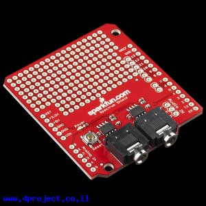 מגן Arduino - מסנן אקולייזר - גרסה קודמת