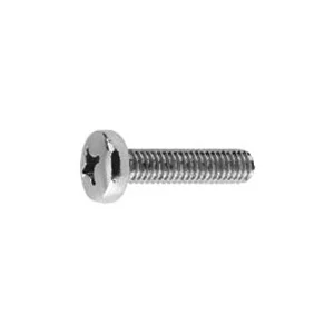 בורג פיליפס ראש עגול M4x20mm - מגולוון