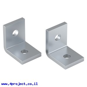 חיבור זווית 90 מעלות ל-X-Rail, פלדה - 2 יחידות