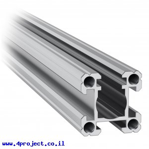 פרופיל X-Rail פתוח - אורך 9.0" (228.6 מ"מ)