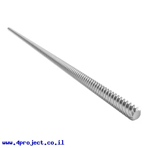בורג הנעה 6mm ACME, תנועה של 8 מ"מ לסיבוב – אורך 650 מ”מ