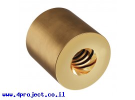 תמונה של מוצר אום לבורג הנעה 6mm, תנועה של 8 מ"מ לסיבוב - קוטר 1/2"