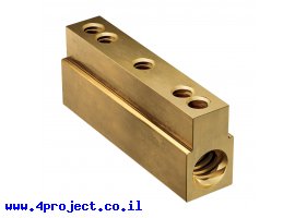 תמונה של מוצר אום לבורג הנעה 6mm, תנועה של 8 מ"מ לסיבוב - מתאים לפרופיל X-Rail פתוח