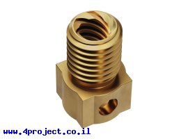 תמונה של מוצר אום מרובע לבורג הנעה 6mm, תנועה של 8 מ"מ לסיבוב - מתאים לפרופיל X-Rail