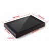 מסך קיבולי LCD 7" IPS 1024x600, מסגרת, זכוכית מגן, ממשק HDMI, מגע USB